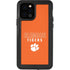 Clemson University Tigers Logo iPhone 12 Pro Waterproof Case