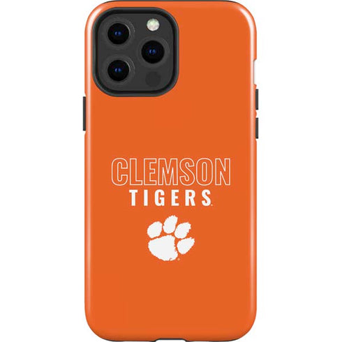 Clemson University Tigers Logo iPhone 13 Pro Max Impact Case