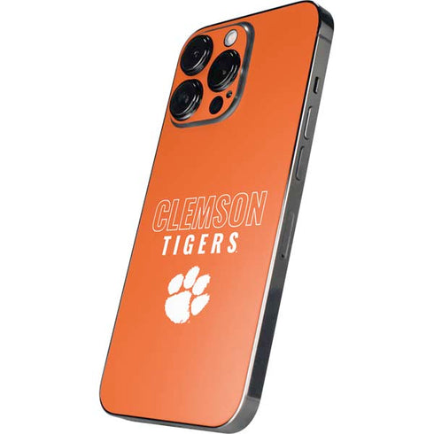 Clemson University Tigers Logo iPhone 13 Pro Max Skin