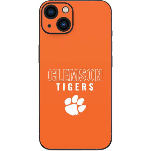 Clemson University Tigers Logo iPhone 14 Plus Skin