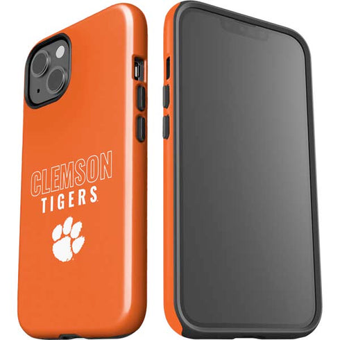 Clemson University Tigers Logo iPhone 15 Impact Case