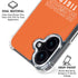 Clemson University Tigers Logo iPhone 16 Clear Case