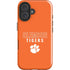 Clemson University Tigers Logo iPhone 16 Impact Case