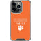 Clemson University Tigers Logo iPhone 16 Pro Max Clear Case