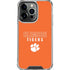 Clemson University Tigers Logo iPhone 16 Pro Max Clear Case