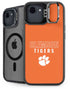 Clemson University Tigers Logo iPhone 16e Kickstand Case