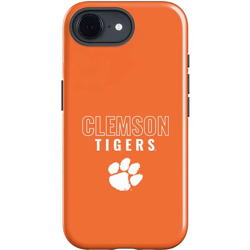 Clemson University Tigers Logo iPhone 16e Impact Case