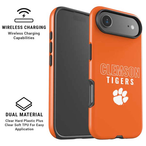 Clemson University Tigers Logo iPhone 17 Air Magsafe Impact Case