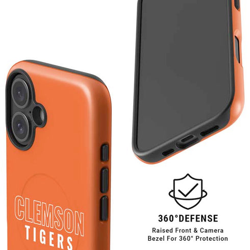 Clemson University Tigers Logo iPhone 17 Magsafe Impact Case