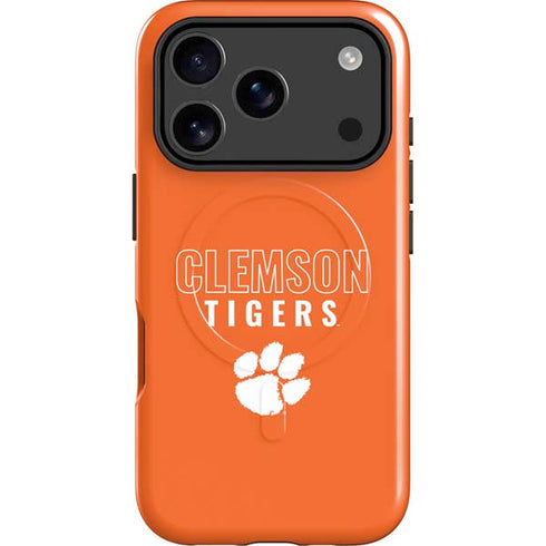 Clemson University Tigers Logo iPhone 17 Pro Magsafe Impact Case
