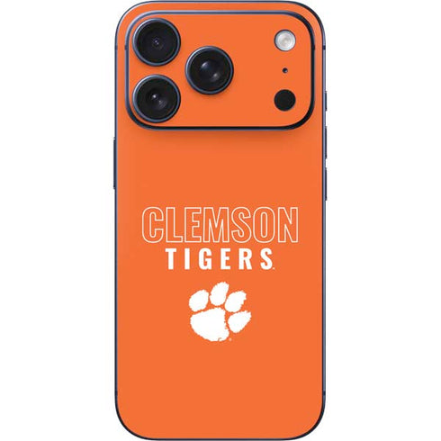 Clemson University Tigers Logo iPhone 17 Pro Skin