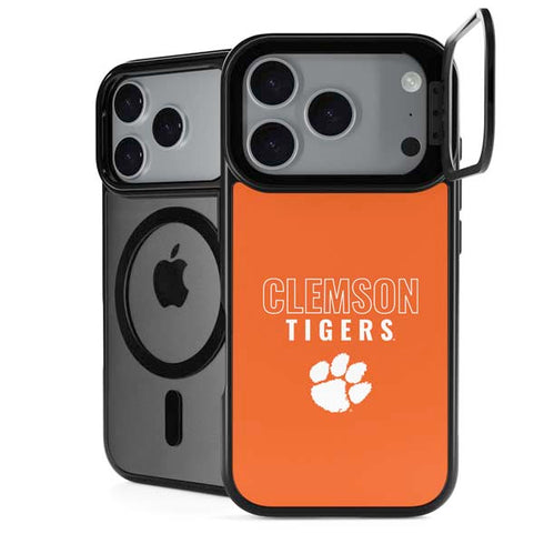 Clemson University Tigers Logo iPhone 18 Pro Kickstand Case
