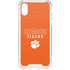 Clemson University Tigers Logo iPhone XS Clear Case