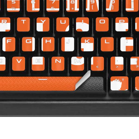 Clemson University Tigers Logo K95 RGB PLATINUM Mechanical Gaming Keyboard Skin