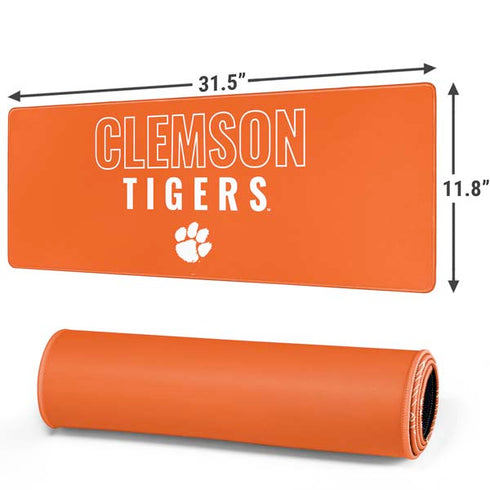 Clemson University Tigers Logo Gaming Mouse Pad
