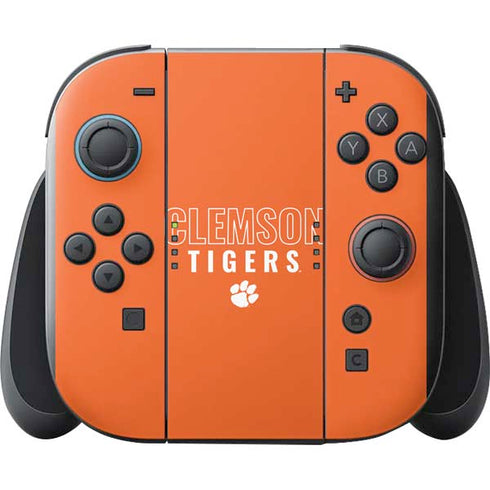 Clemson University Tigers Logo Nintendo Switch 2 (2025) with Joy-Con Skin