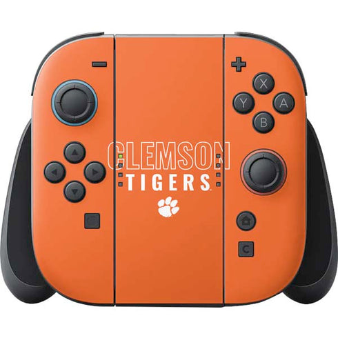 Clemson University Tigers Logo Nintendo Switch 2 (2025) Joy-Con Controller Skin