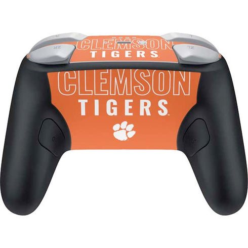 Clemson University Tigers Logo Nintendo Switch 2 (2025) Pro Controller Skin