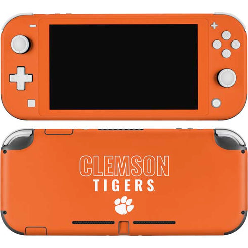Clemson University Tigers Logo Nintendo Switch Lite Skin