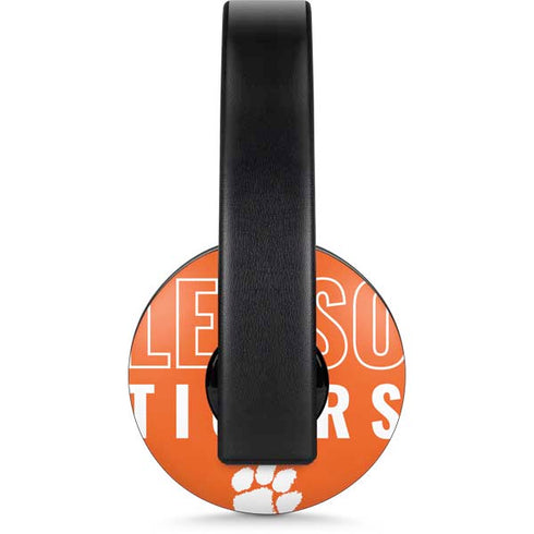 Clemson University Tigers Logo PlayStation 4 Gold Wireless Headset Skin