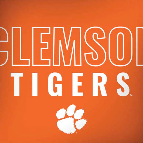 Clemson University Tigers Logo PlayStation 4 Gold Wireless Headset Skin
