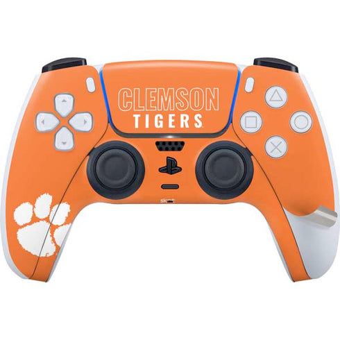 Clemson University Tigers Logo PS5 Pro Disk Bundle Skin