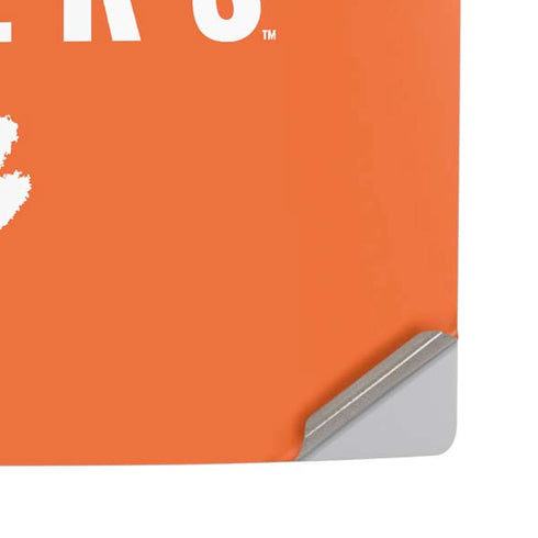 Clemson University Tigers Logo PS5 Pro Disk Console Skin
