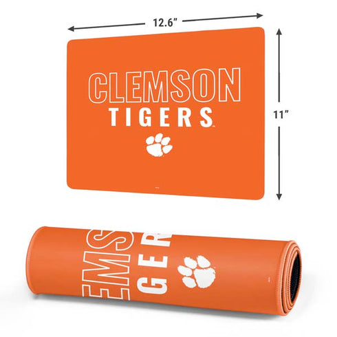 Clemson University Tigers Logo Gaming Mouse Pad