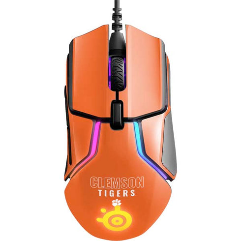 Clemson University Tigers Logo SteelSeries Rival 600 Gaming Mouse Skin