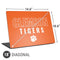 Clemson University Tigers Logo Universal Laptop 18in (14.6 x 10.6in) Skin