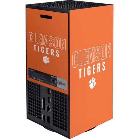 Clemson University Tigers Logo Xbox Series X Bundle Skin