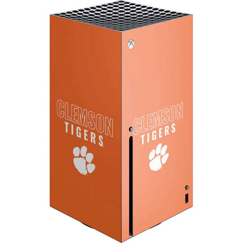 Clemson University Tigers Logo Xbox Series X Skins