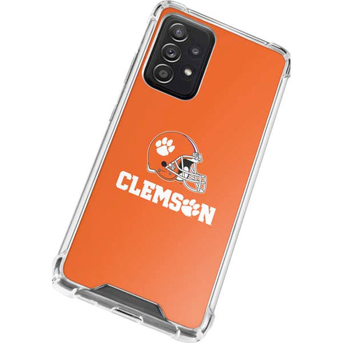 Clemson University Football Galaxy A72 5G Clear Case