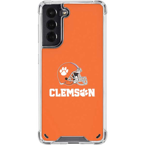 Clemson University Football Galaxy S21 5G Clear Case