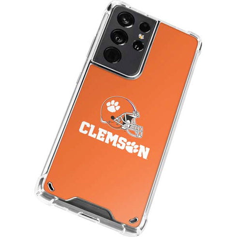 Clemson University Football Galaxy S21 Ultra 5G Clear Case