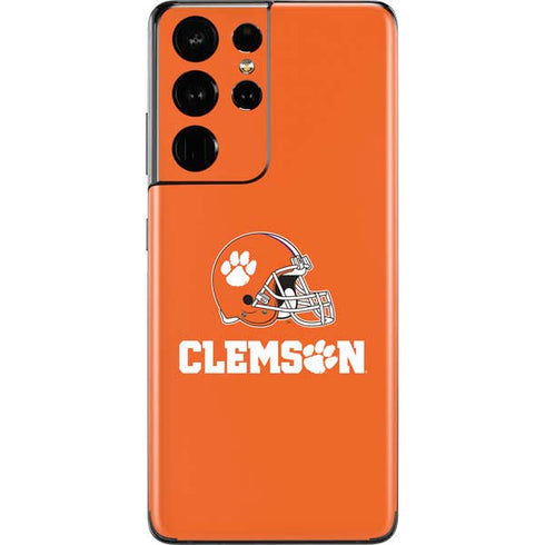 Clemson University Football Galaxy S21 Ultra 5G Skin