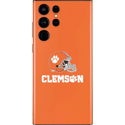 Clemson University Football Galaxy S22 Ultra Skin