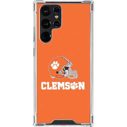 Clemson University Football Galaxy S23 Ultra Clear Case