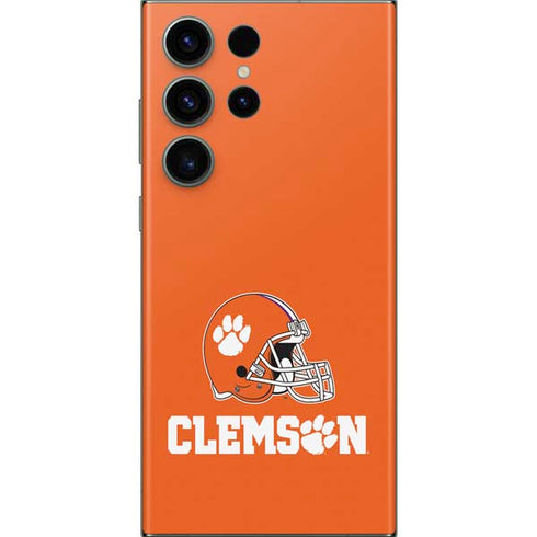Clemson University Football Galaxy S23 Ultra Skin