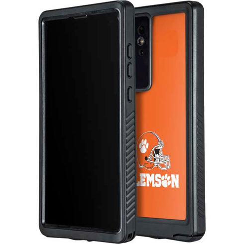 Clemson University Football Galaxy S24 Ultra Waterproof Case