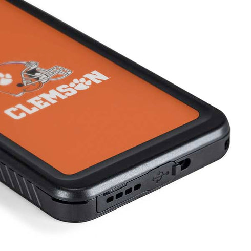 Clemson University Football Galaxy S24 Waterproof Case