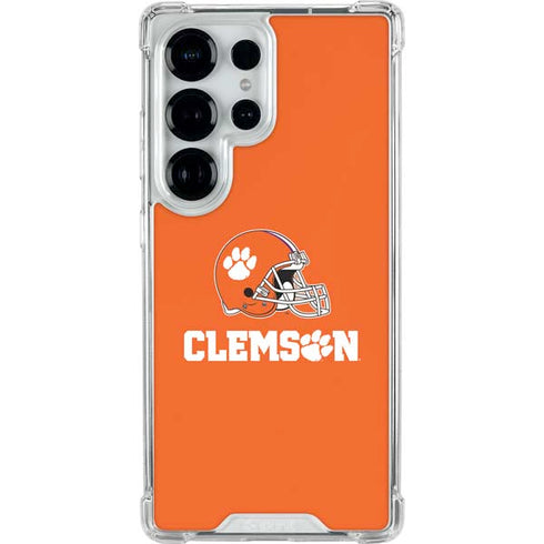 Clemson University Football Galaxy S25 Ultra Clear Case