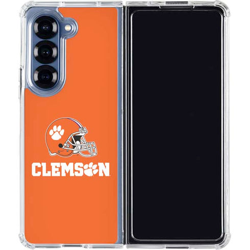 Clemson University Football Galaxy Z Fold6 Clear Case