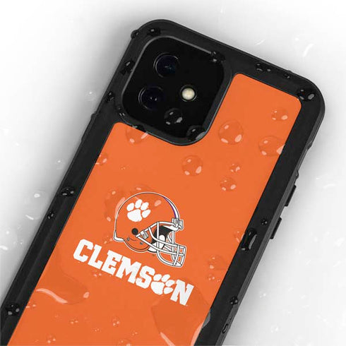 Clemson University Football iPhone 12 Mini Waterproof Case