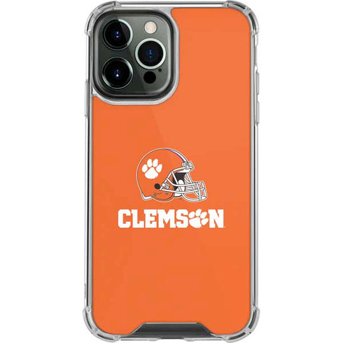 Clemson University Football iPhone 14 Pro Max Clear Case