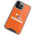 Clemson University Football iPhone 14 Pro Max Clear Case