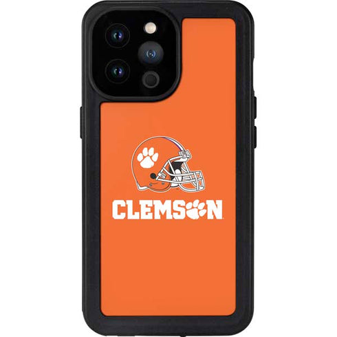 Clemson University Football iPhone 14 Pro Max Waterproof Case