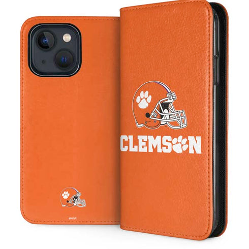 Clemson University Football iPhone 15 Folio Case