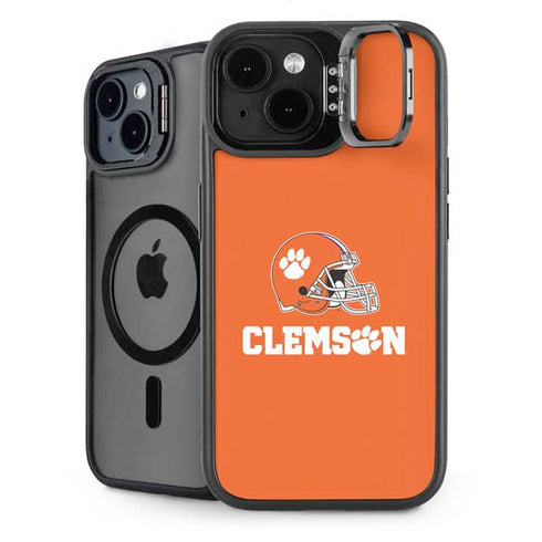 Clemson University Football iPhone 15 Plus Kickstand Case