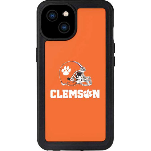 Clemson University Football iPhone 15 Plus Waterproof Case